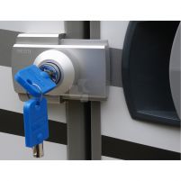 Verrou extérieur/intérieur pour porte cellule